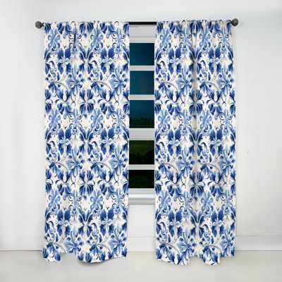 Motif victorien Cobalt