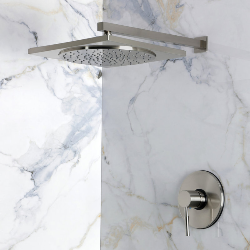 Kingston Brass Concord Single-Handle Pressure Balanced Shower Faucet, Brushed Nickel