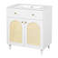 Meuble-lavabo 30 po avec lavabo en céramique-687612001