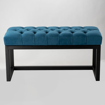 Esquierdo Velvet Upholstered Bench