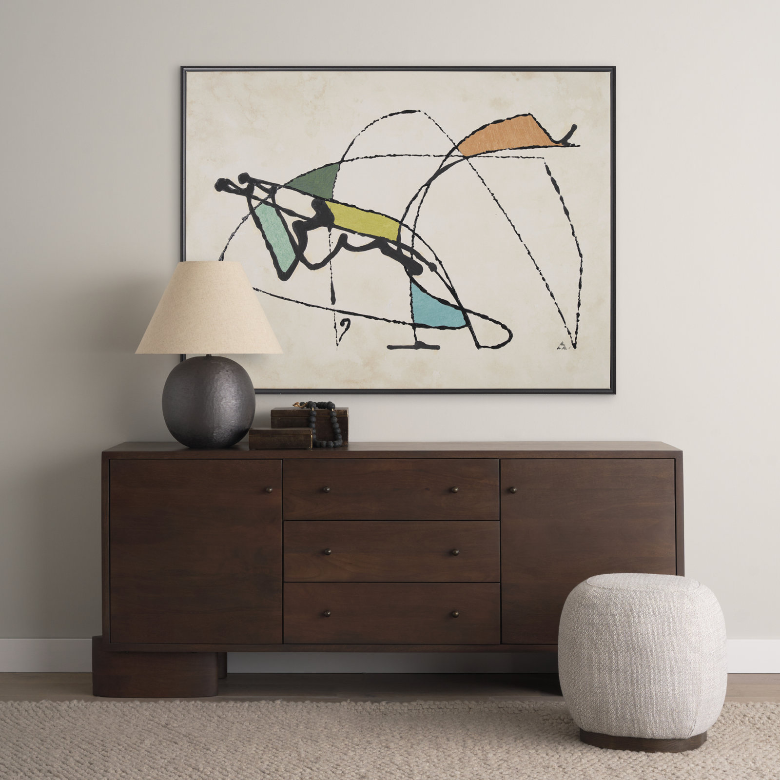 Vintage Vibes I By  Studio A Hand Embellished Textured Framed Canvas, Vintage Vibes I