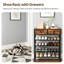 16 Pair Shoe Rack
