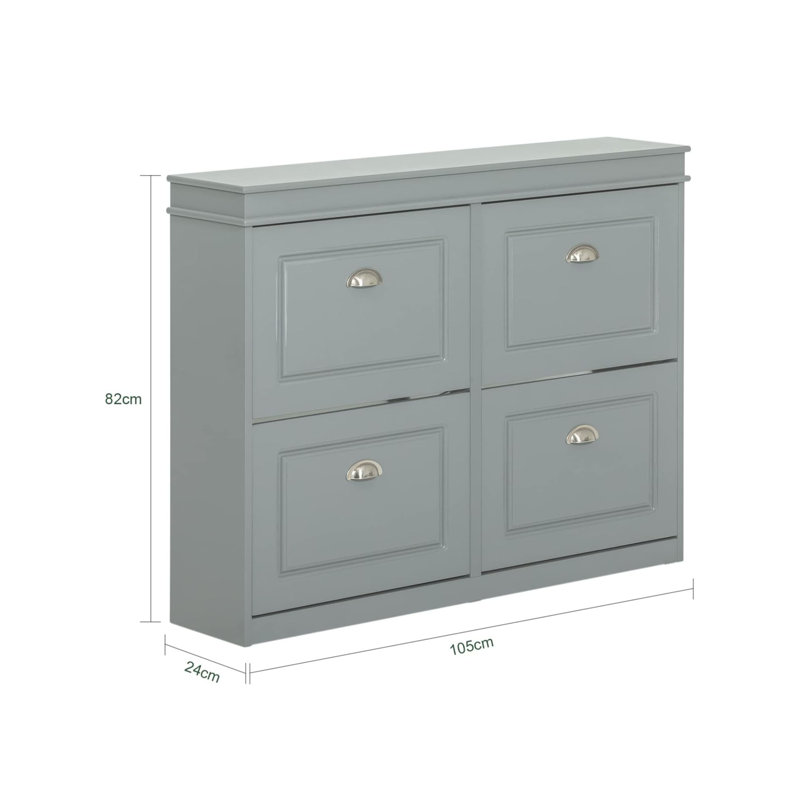 16 Pair Shoe Storage Cabinet