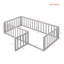 Structure de lit de jour en bois avec clôture-520069799-520069802