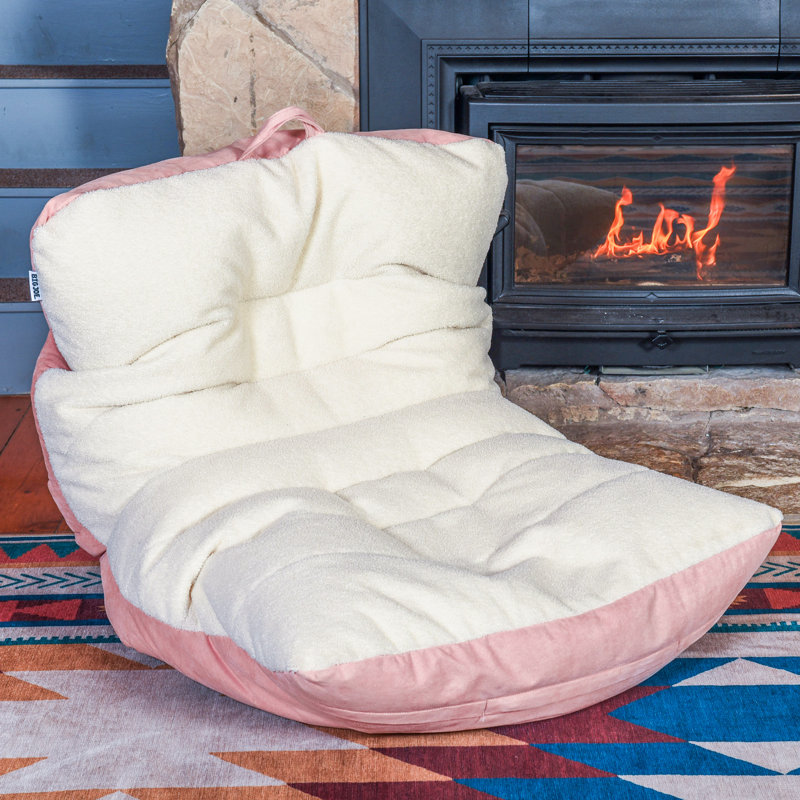 Polyester Bean Bag, Pink 100% Polyester