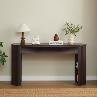 Console moderne à 3 tiroirs Nara