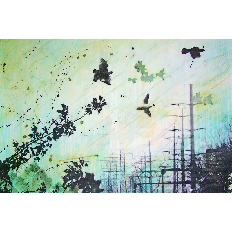 Auspex by Tracy Silva Barbosa - Wrapped Canvas Painting, 61 cm H x 91 cm W x 4 cm D