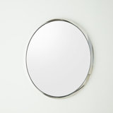 Hudson Round Metal Mirror