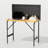 46" Work Bench Workbench Work Table with Foldable Pegboard and 20 Hooks for Garage Workshop Woodworking Shop