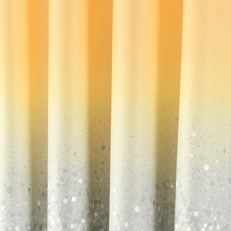Semi Sheer Curtain Pair, Yellow