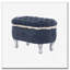 Banc de rangement avec repose-pieds en tissu-1308826148