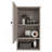 Stylish Medicine Cabinet with Two Internal Shelves and Soft Close System-111190232