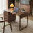 Walnut Rectangle Solid Wood Desks-276197751
