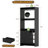 127.5” x 86.8” Closet System with Wooden Drawes(Adjustable Width)-113796778