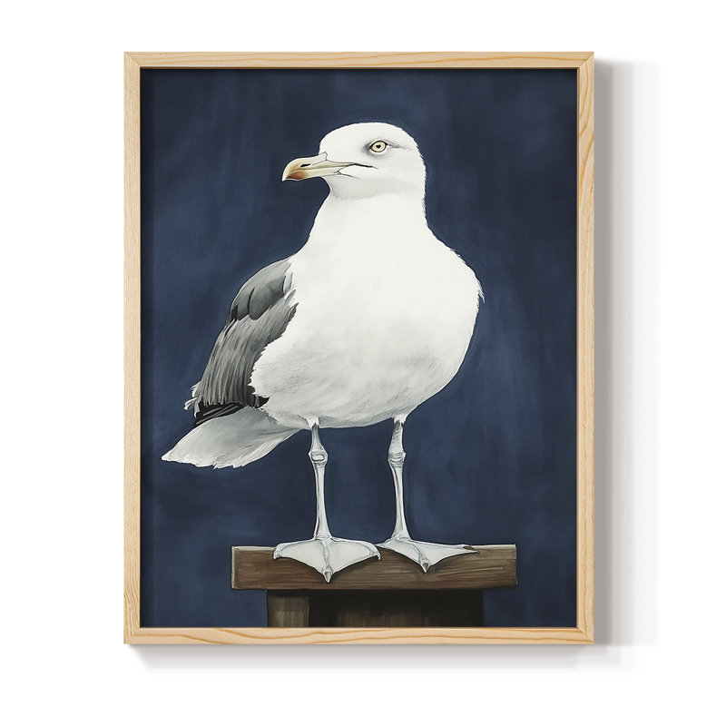 NAUTICAL Series Cxxxi, reproduction encadrée - bois massif, H 21 po x l 17 po