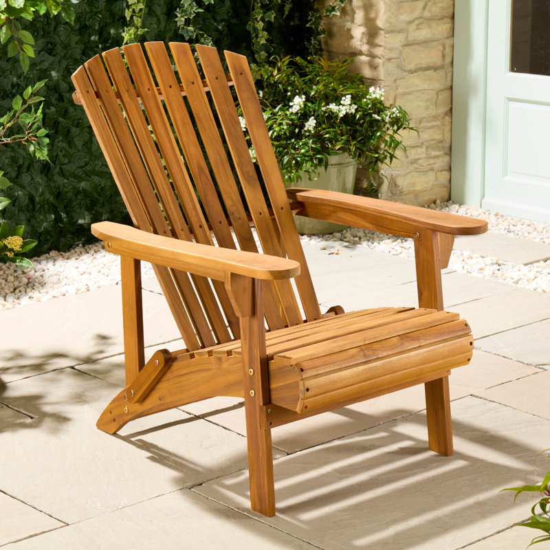 Hudson Wooden Adirondack Garden Chair