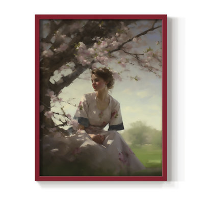 Reproduction encadrée WOMEN Series CDLxxIV - bois massif