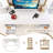 Coggin Metal Base Computer Desk