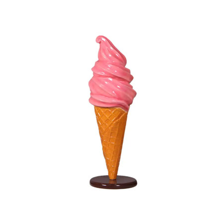Petite statue de table crème glacée