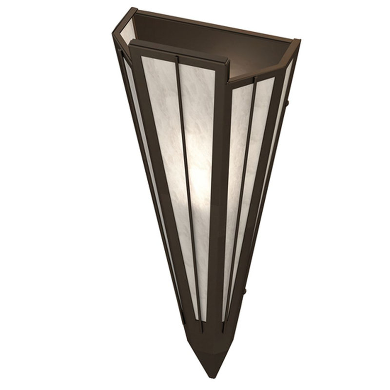 Brum 1 - Light Flush Mounted Sconce, Angelwing, Oil Rubbed Bronze