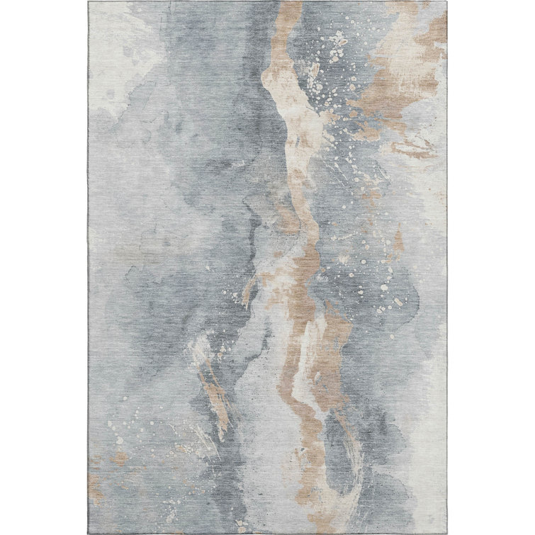 Premium Machine Washable Varroville AMF1712 Abstract Rug