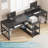 Kolya Modular Iron Computer Desk with Built-In Electrical Outlet-1551059120