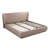 Vegan Leather Metal Wingback Storage Bed-87144514-87536291
