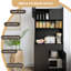 Armoire de rangement 71 po avec station de charge 71 po