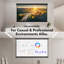 VonHaus Manual Projector Screen Projector Screen