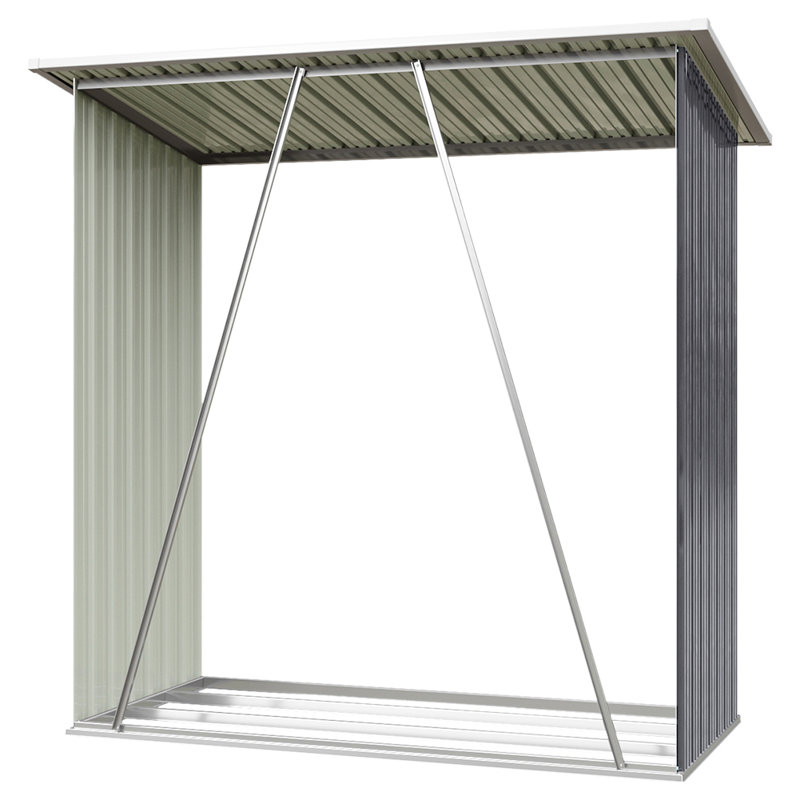 163cm W x 83cm D Metal Log Store