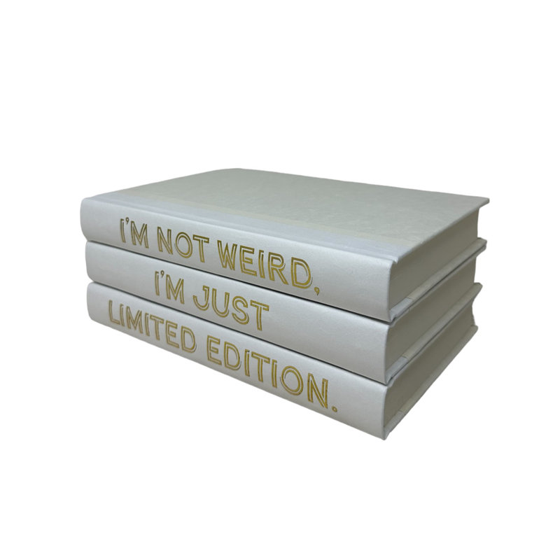 Quote Entertainment Decorative Book