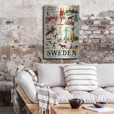 «Suède voyage» par les affiches rétro