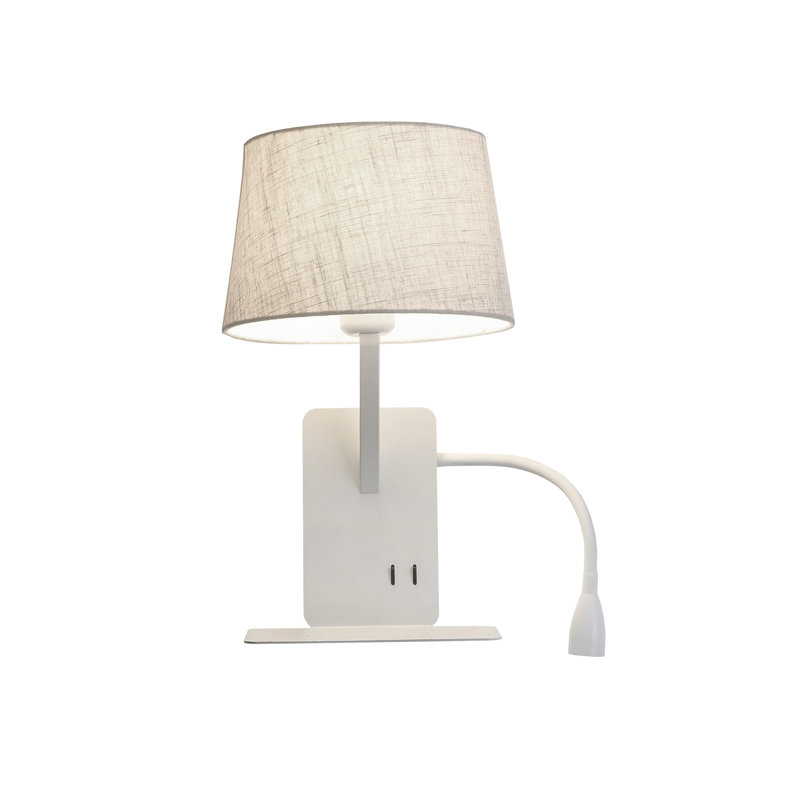 Katara Armed Sconce, White