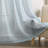 Crinkle Rod Pocket Sheer Curtain Pair-110479043-110479047