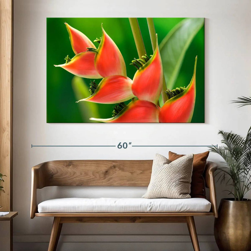 Fleur Harnek Heliconia, H 34 po x l 51 po