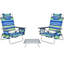 Chaise de plage inclinable et pliante Norek