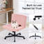 Chaise moderne avec roulettes et siège large sans accoudoirs pour le bureau à domicile-695109148