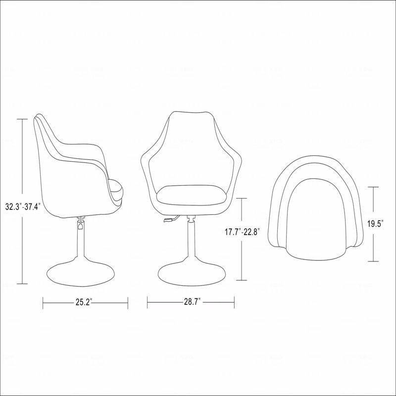 Fauteuil d'appoint pivotant