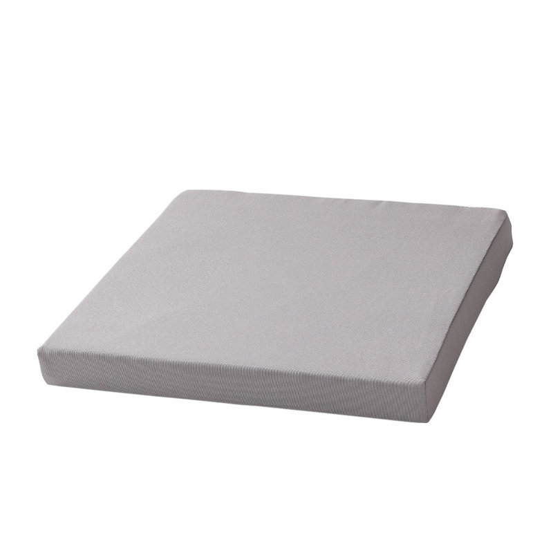 Outdoor Indoor Square Seat Cushion, Light Grey