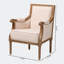 Fauteuil en coton de 25,38 po de large Austwell