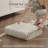 Beige Vintage-Inspired Washable Non-Slip Area Rug For Living Room, Bedroom-1935632506-1938260727