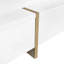 Table basse moderne ultra brillante avec 4 tiroirs, table basse carrée