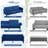 Wallasse 78'' Velvet Reclining Sleeper Sofa-910448309