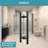 72.01'' W 0.39'' H Reversible Shower Enclosure