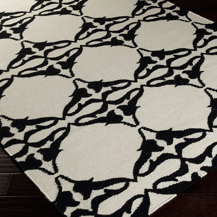 Tapis de zone géométrique blanche Atkins, Rectangle 2 pi x 3 pi