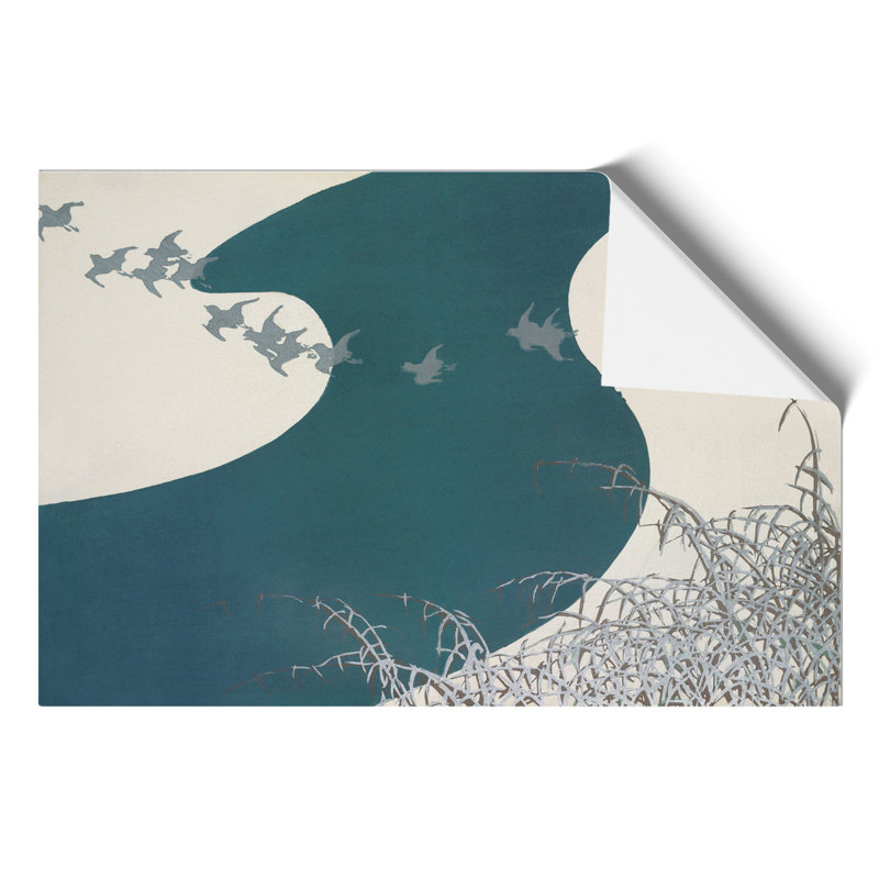 Flying Birds by Kamisaka Sekka - Frameless Print, 30cm H x 42cm W x 0.1cm D