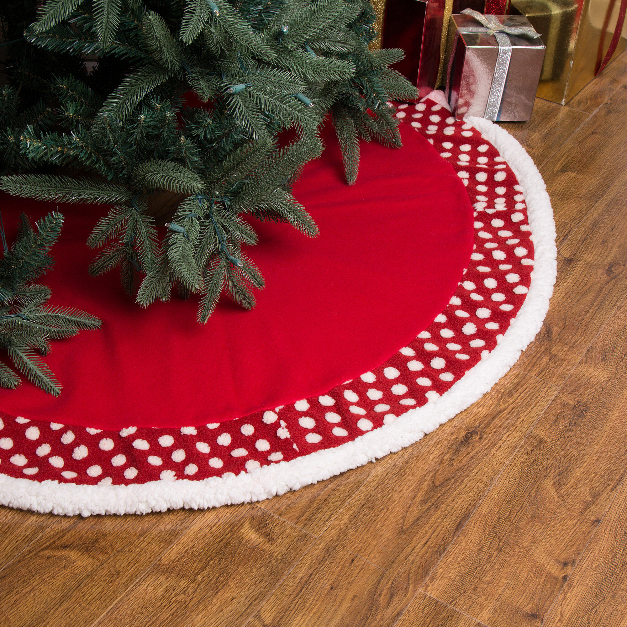 Wayfair Canada Online Home Store For Furniture Decor Outdoors   Christmas Tree Skirts For You 