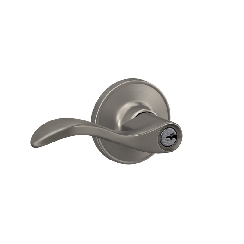 Seville Keyed (Entry) Door Lever, Matte Black