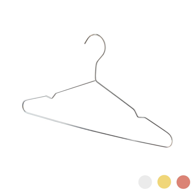 Harbour Housewares - Metallic Coat Hanger, Chrome
