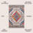 Lathan Bohemian FLAIR Boho Vintage Medallion Blue/Multi Rug-609767672